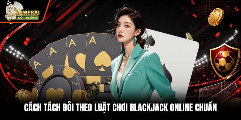 Cách tách đôi theo luật chơi blackjack online chuẩn