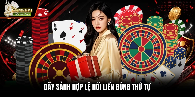 Sâm Lốc Là Gì - Luật Chơi, Cách Đánh Và Cách Tính Điểm 2 Dãy sảnh hợp lệ nối liền đúng thứ tự